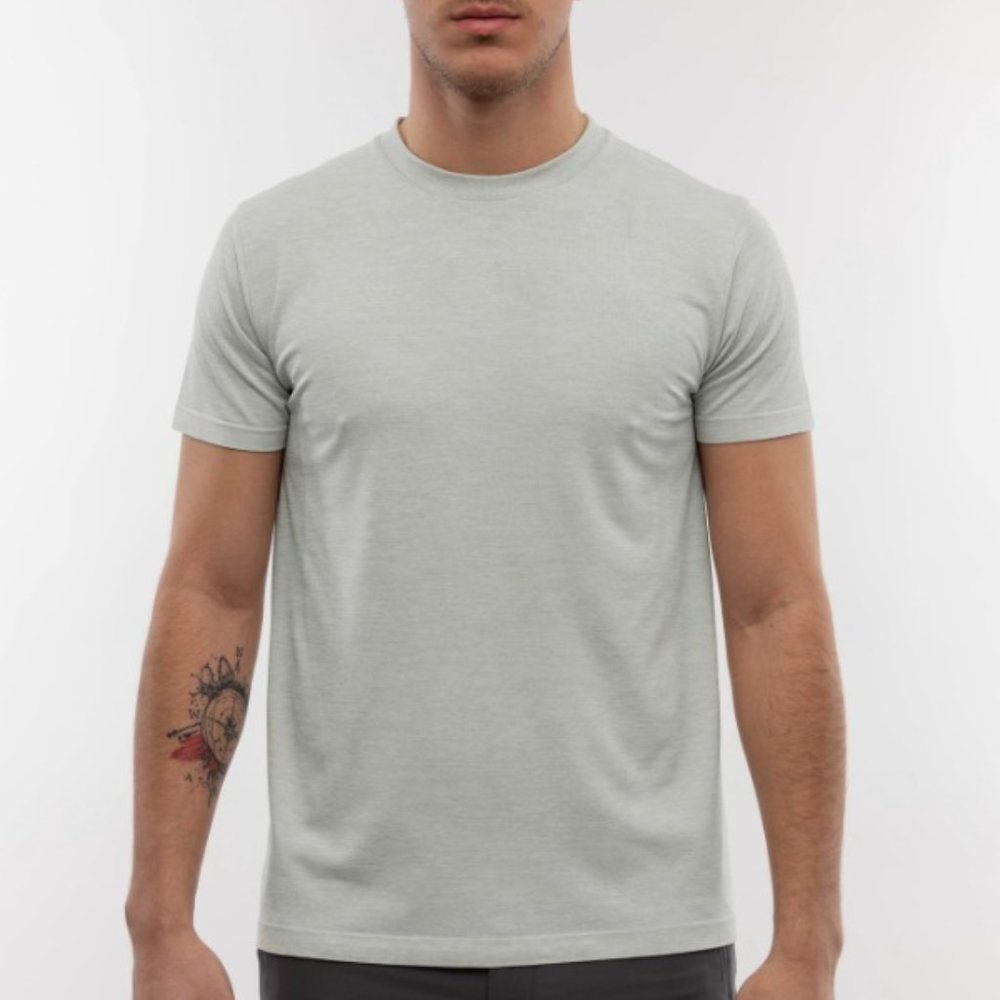 ESNTLS Grey Green Sport Shirt